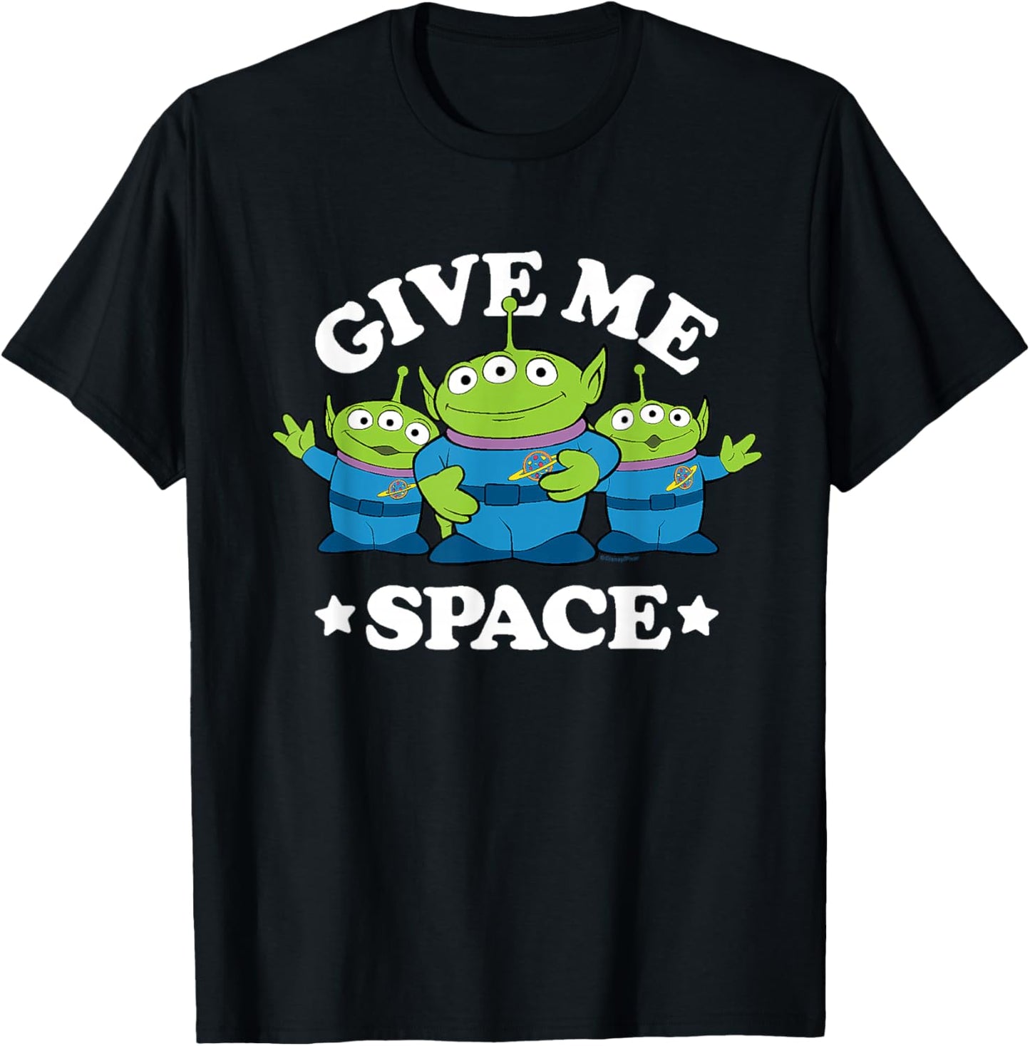 Toy Story - Aliens Give Me Space T-Shirt - T-Shirt | Black