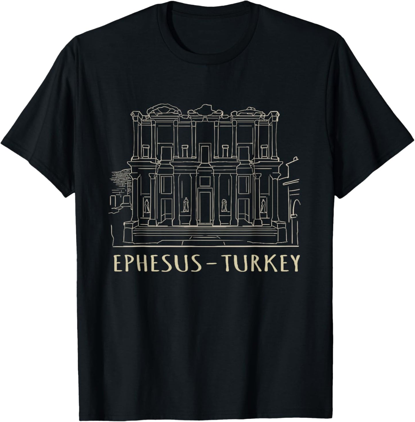 Ephesus Turkey T-Shirt - T-Shirt | Black
