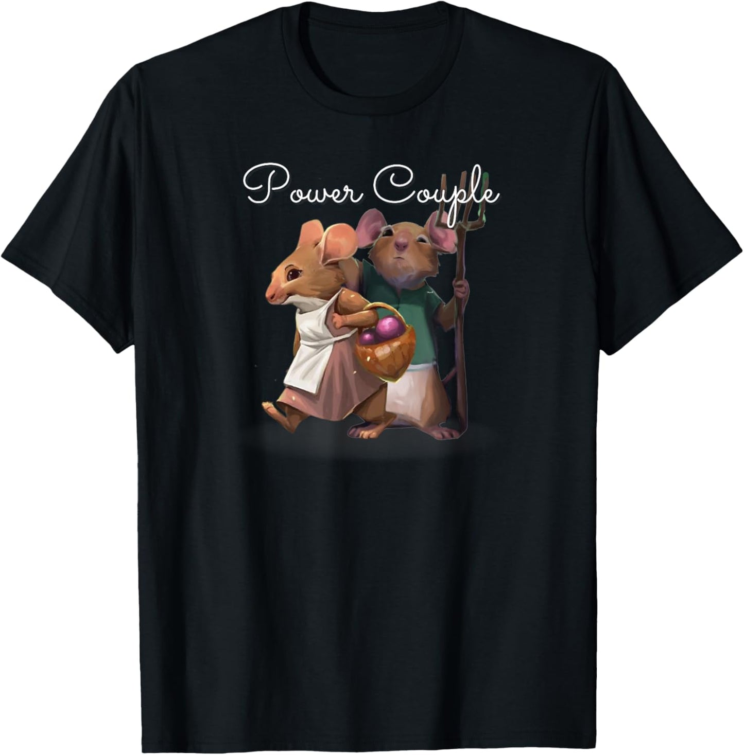 Power Couple - Everdell Board Game T-Shirt - T-Shirt | Black