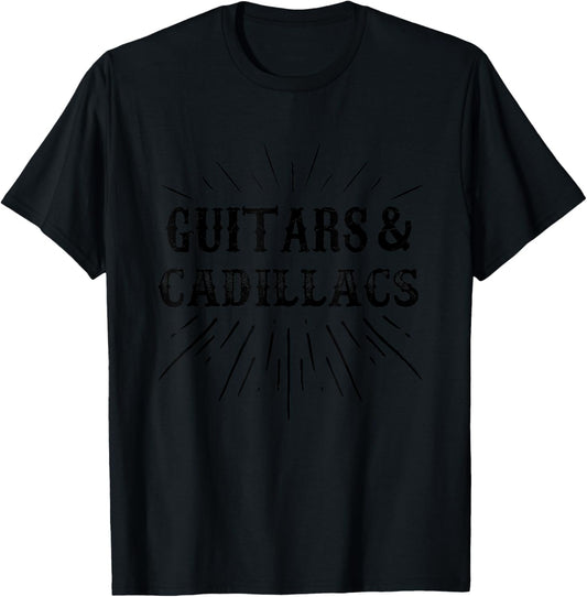 Guitars & Cadillacs T-Shirt - T-Shirt | Black