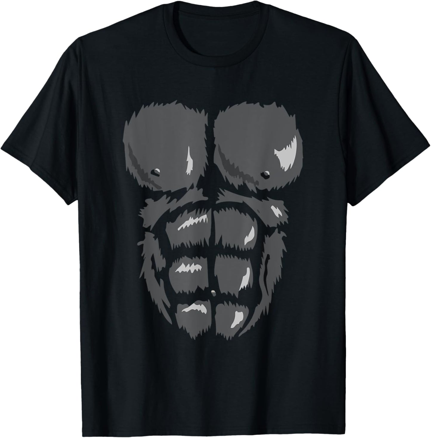 Monkey Gorilla Halloween Costume T-Shirt - T-Shirt | Black