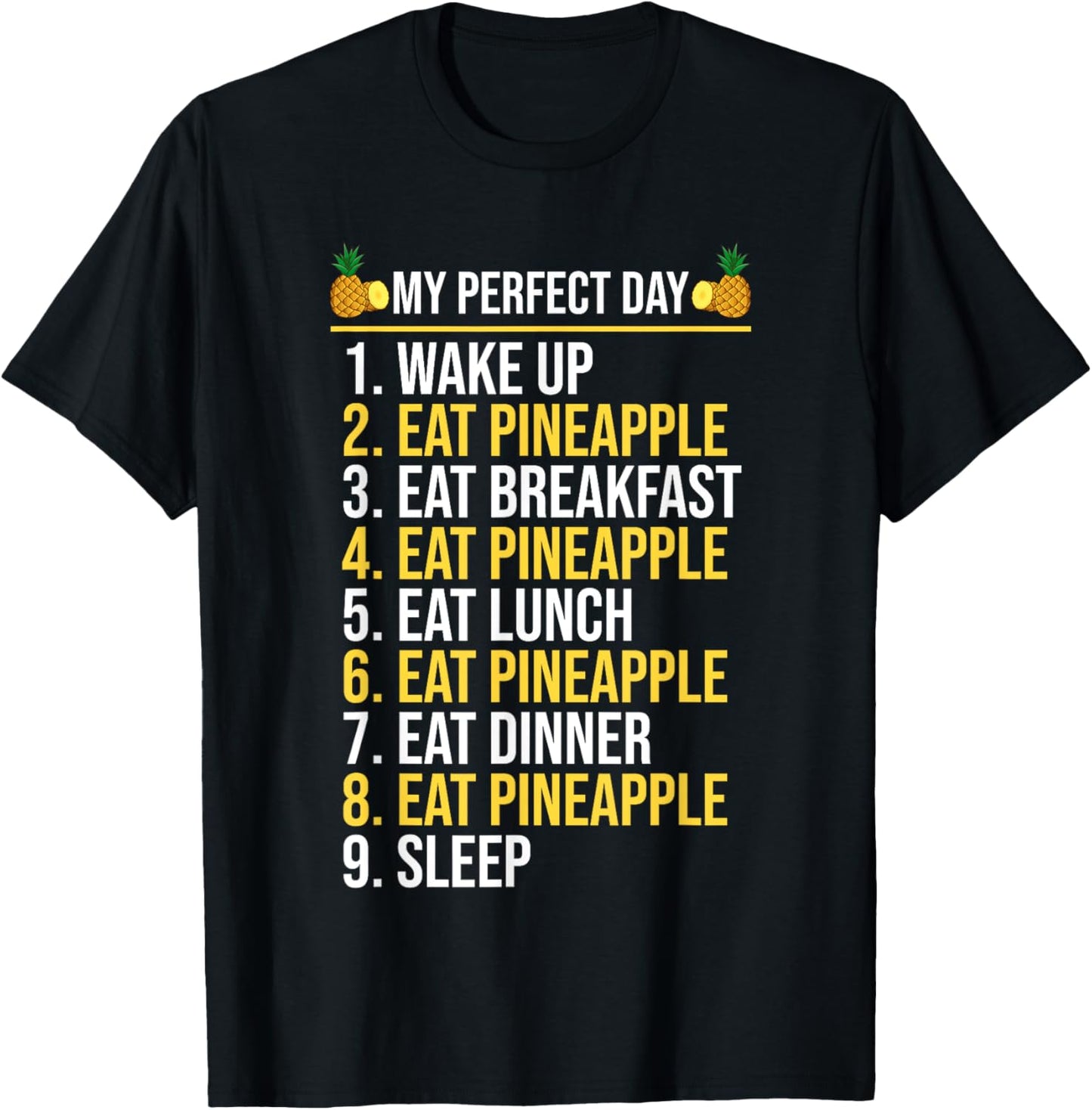 Pineapple T-Shirt - T-Shirt | Black
