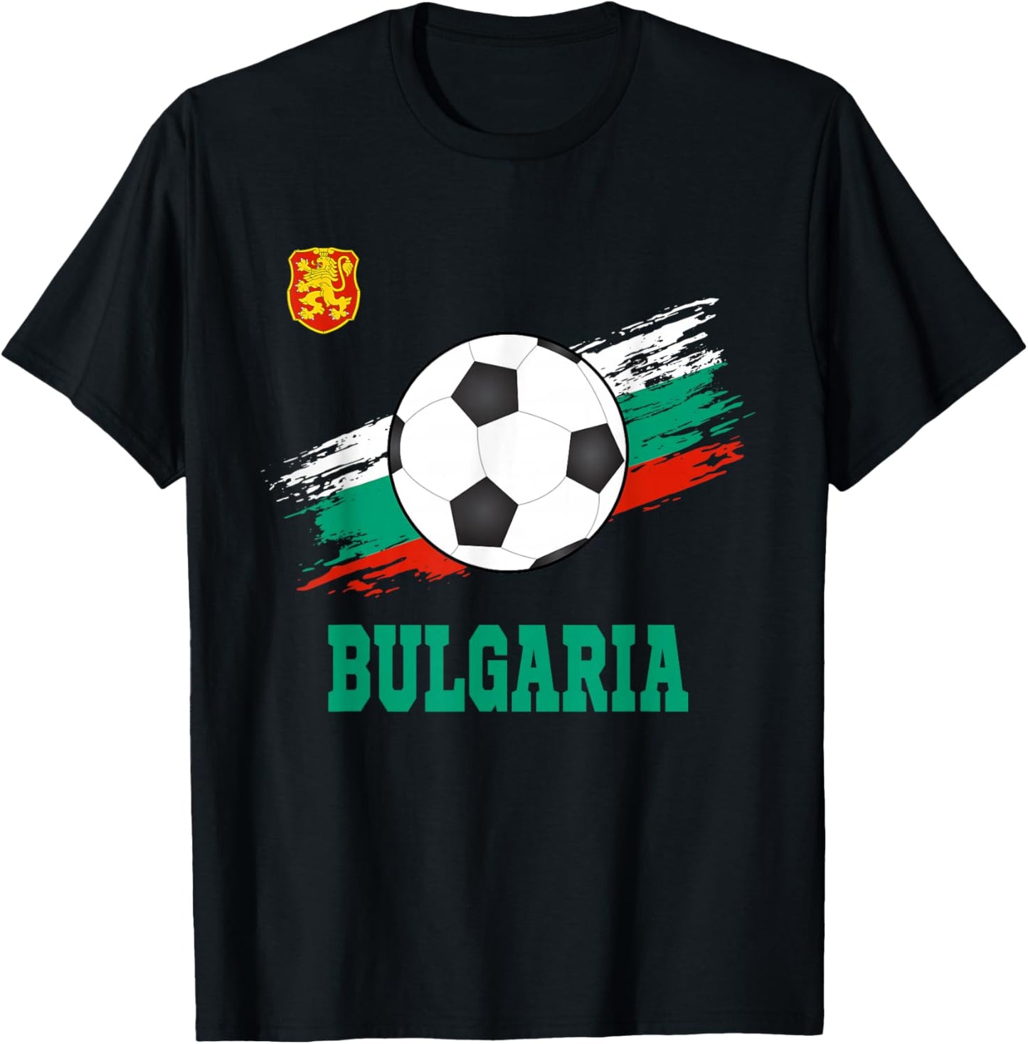 Bulgaria Soccer Bulgaria Football Bulgarian Futbol T-Shirt - T-Shirt | Black