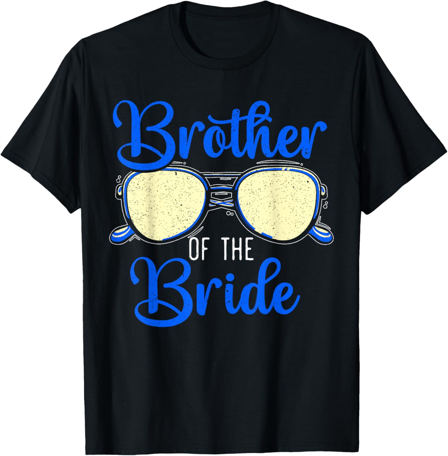 Brother Of The Bride Design for a Matching Bridal Party T-Shirt - T-Shirt | Black