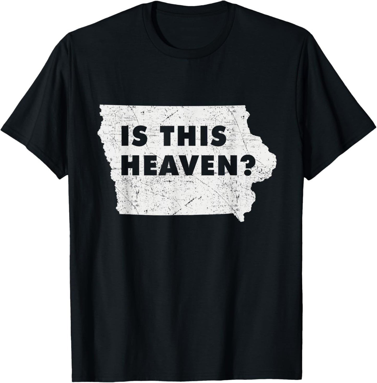 Citizen Proud America State US Heaven Home Iowa T-Shirt - T-Shirt | Black