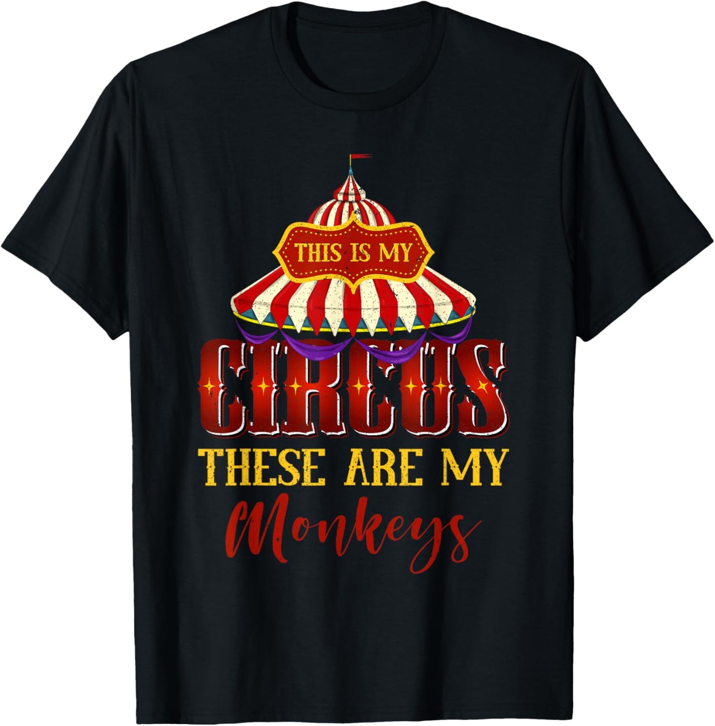 Circus Artist Carnie Funny Carnival Costume Party Circus T-Shirt - T-Shirt | Black