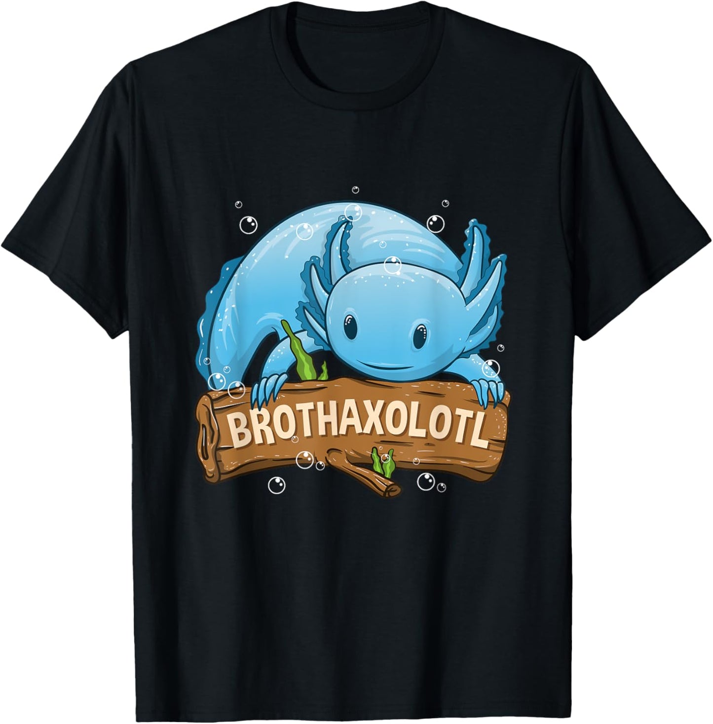 Brothaxolotl Brother Axolotl Boys Kids T-Shirt - T-Shirt | Black