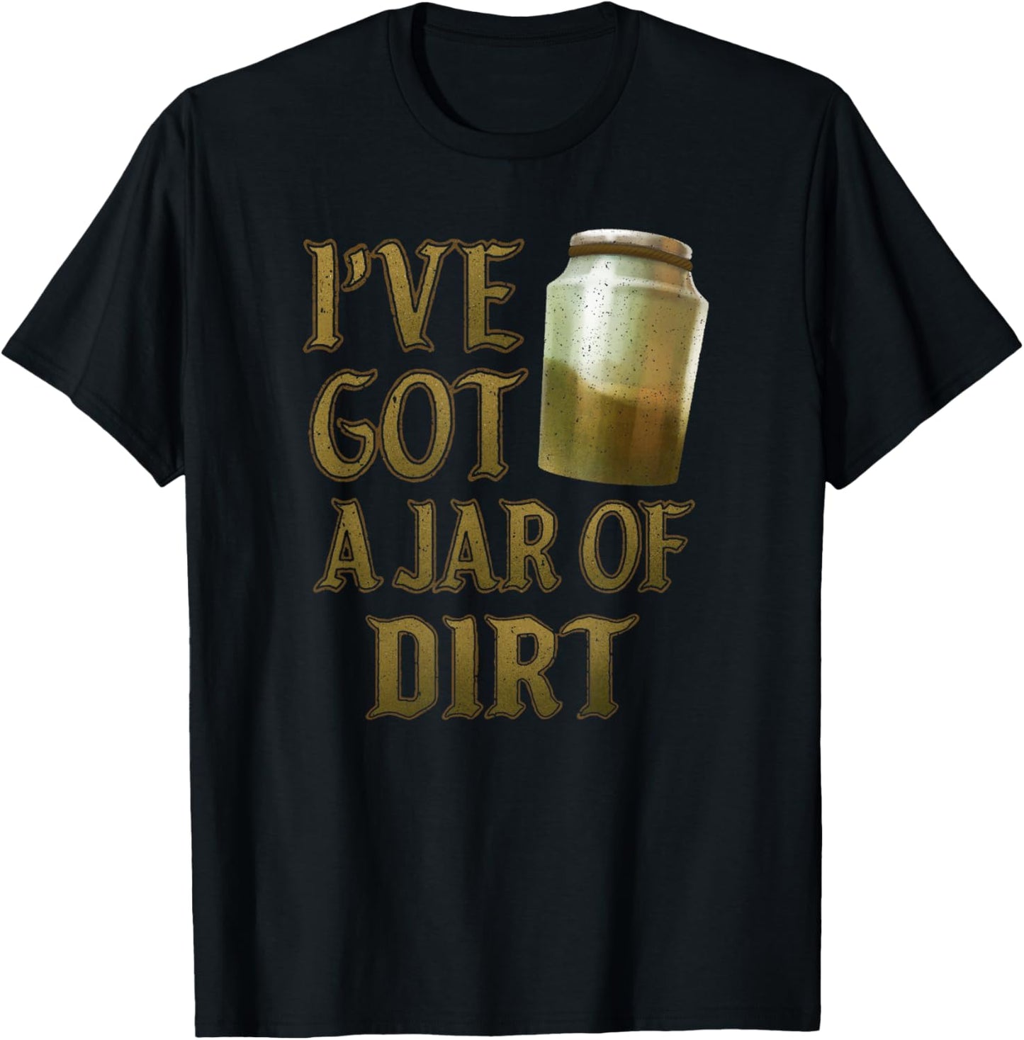 Disney Pirates of The Caribbean I've Got A Jar of Dirt Small T-Shirt - T-Shirt | Black