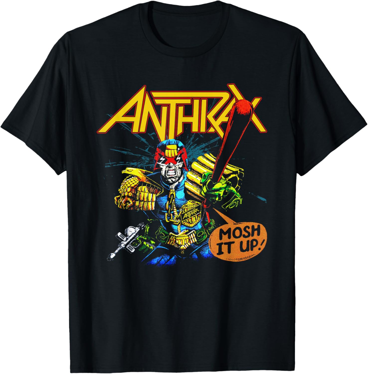 Anthrax - I Am The Law Mosh Small T-Shirt - T-Shirt | Black