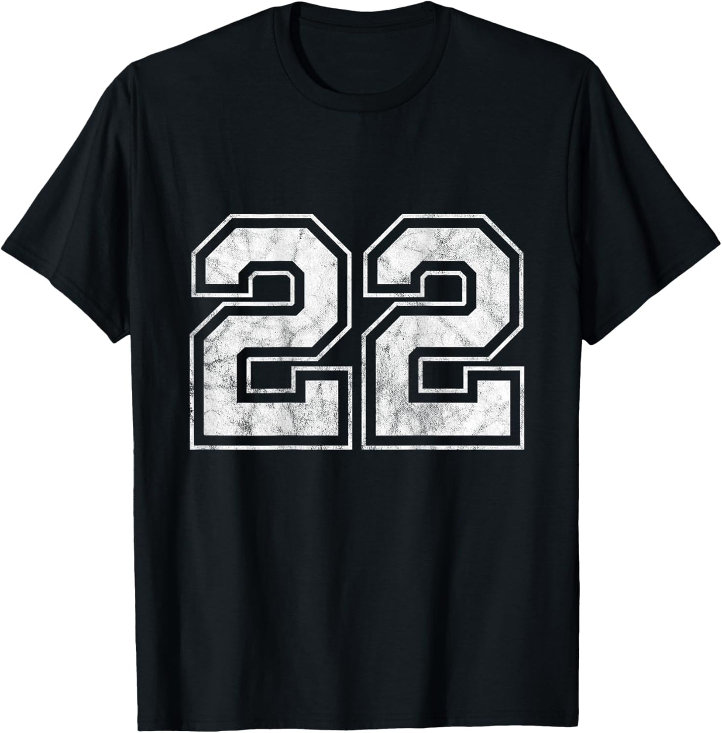 Number 22 on The Back T-Shirt - T-Shirt | Black
