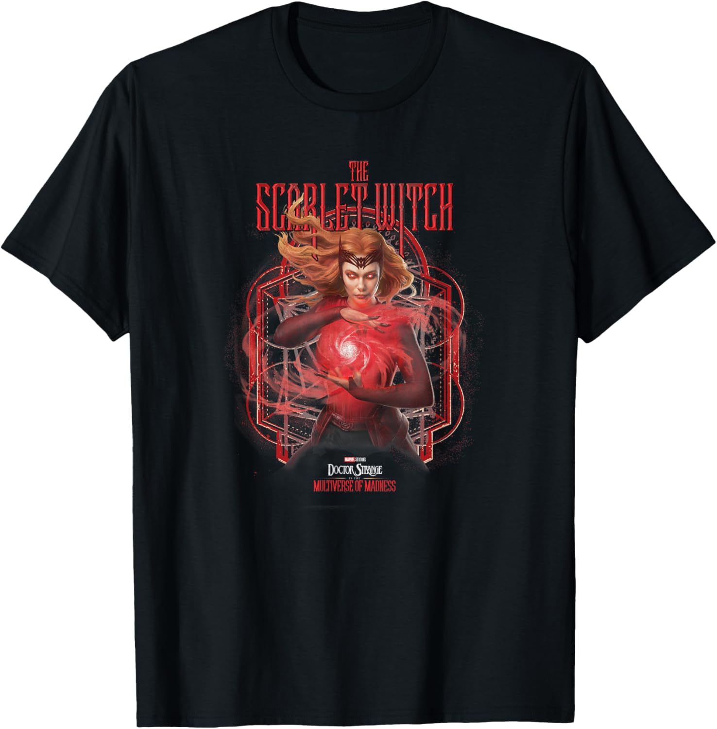 Marvel Doctor Strange 2 The Scarlet Witch Energy Blast T-Shirt - T-Shirt | Black