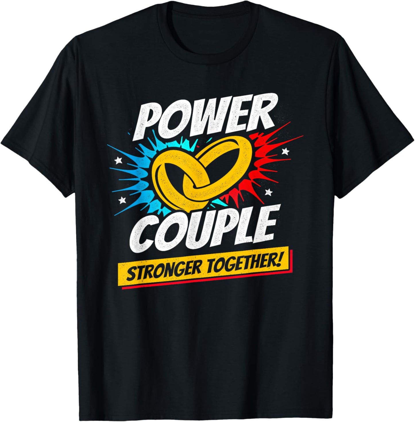 Married Couple - Wedding Reception - Wedding Anniversary T-Shirt - T-Shirt | Black