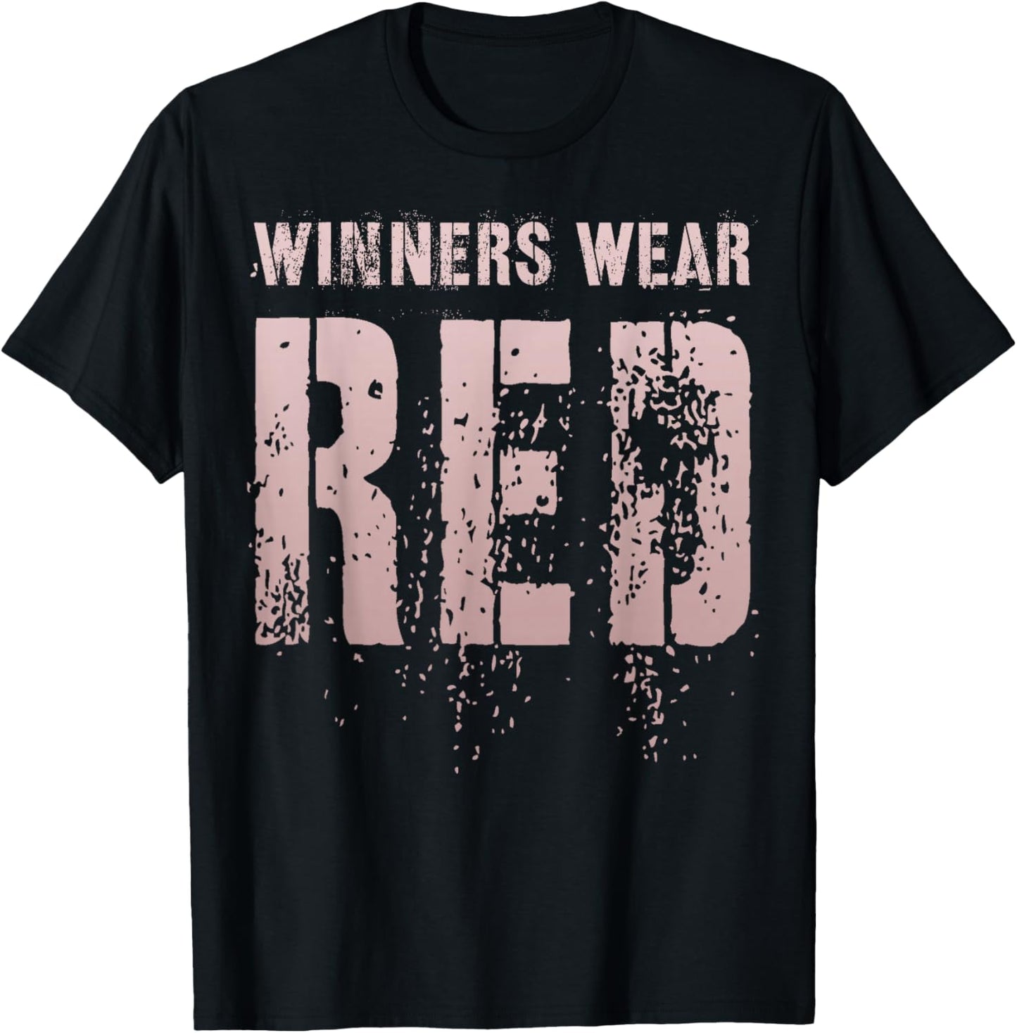 Vintage WINNERS WEAR RED Summer Camp Let's Go Team War Game T-Shirt - T-Shirt | Black