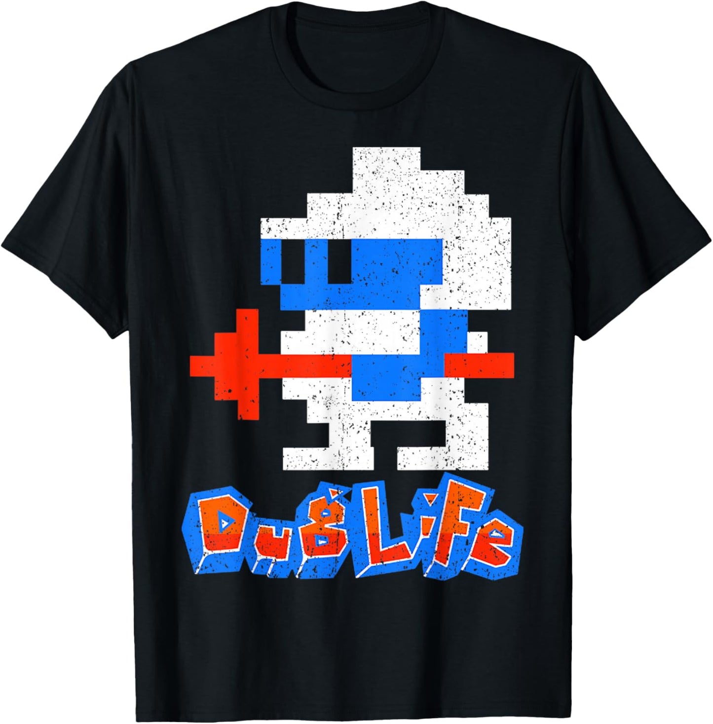 Vintage Dug Life T-Shirt - T-Shirt | Black