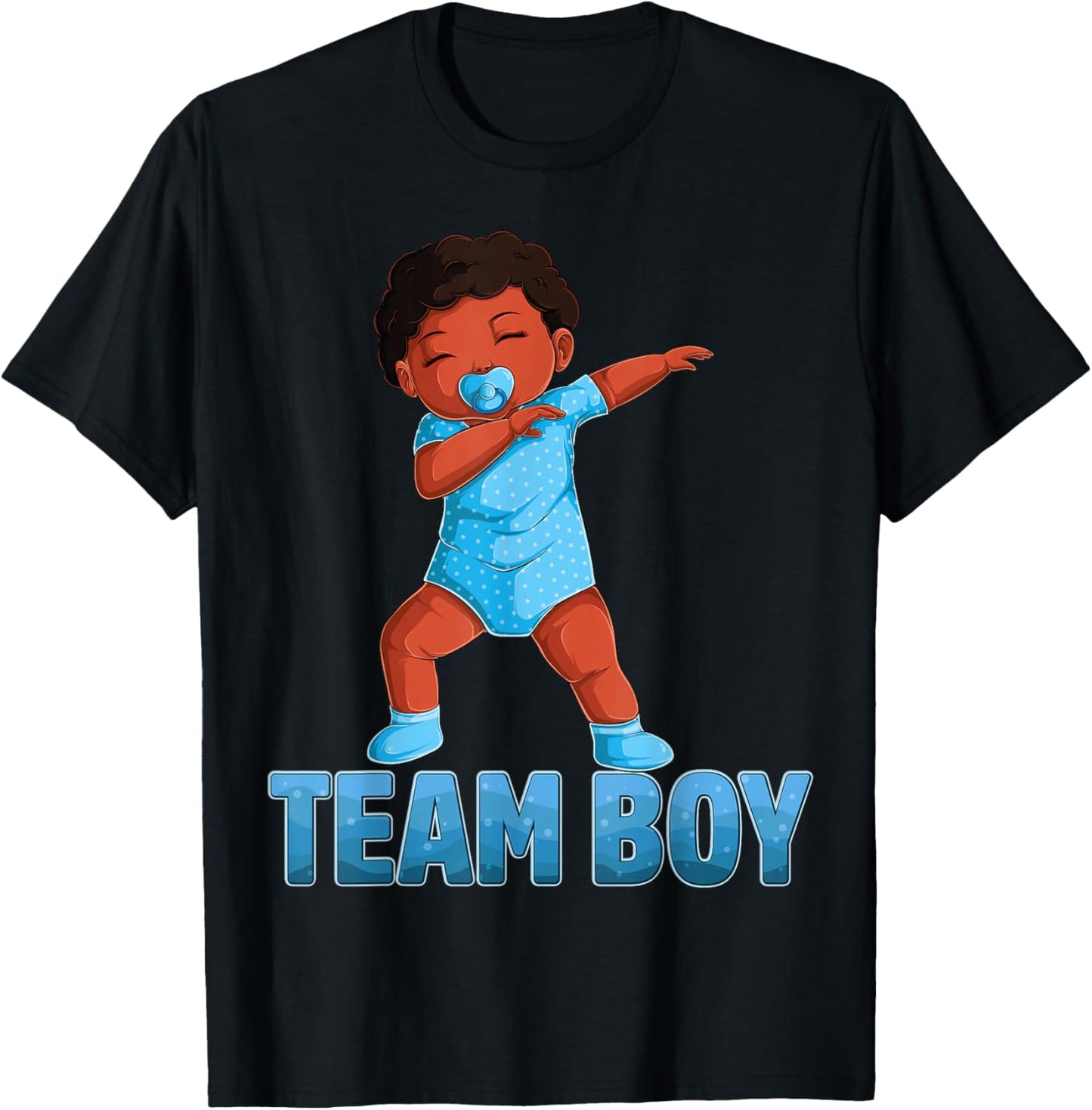 Gender Reveal Party Team Boy Baby Announcement Women Men T-Shirt - T-Shirt | Black