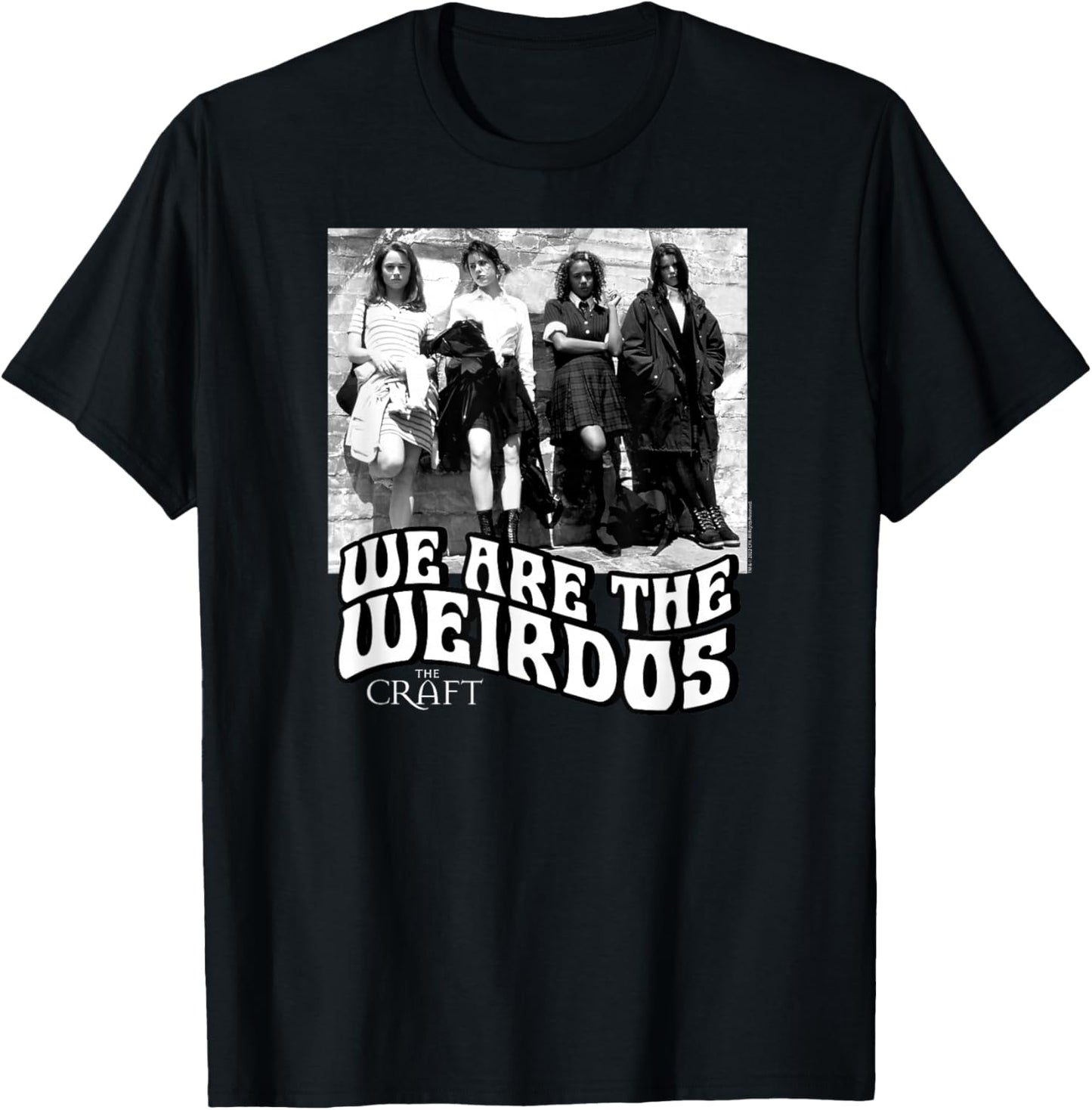 The Craft Groovy Weirdos Photo 90's Witch Movie T-Shirt - T-Shirt | Black
