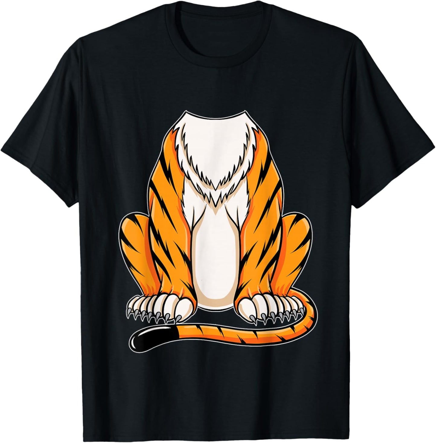 Headless Tiger Costume Halloween T-Shirt - T-Shirt | Black