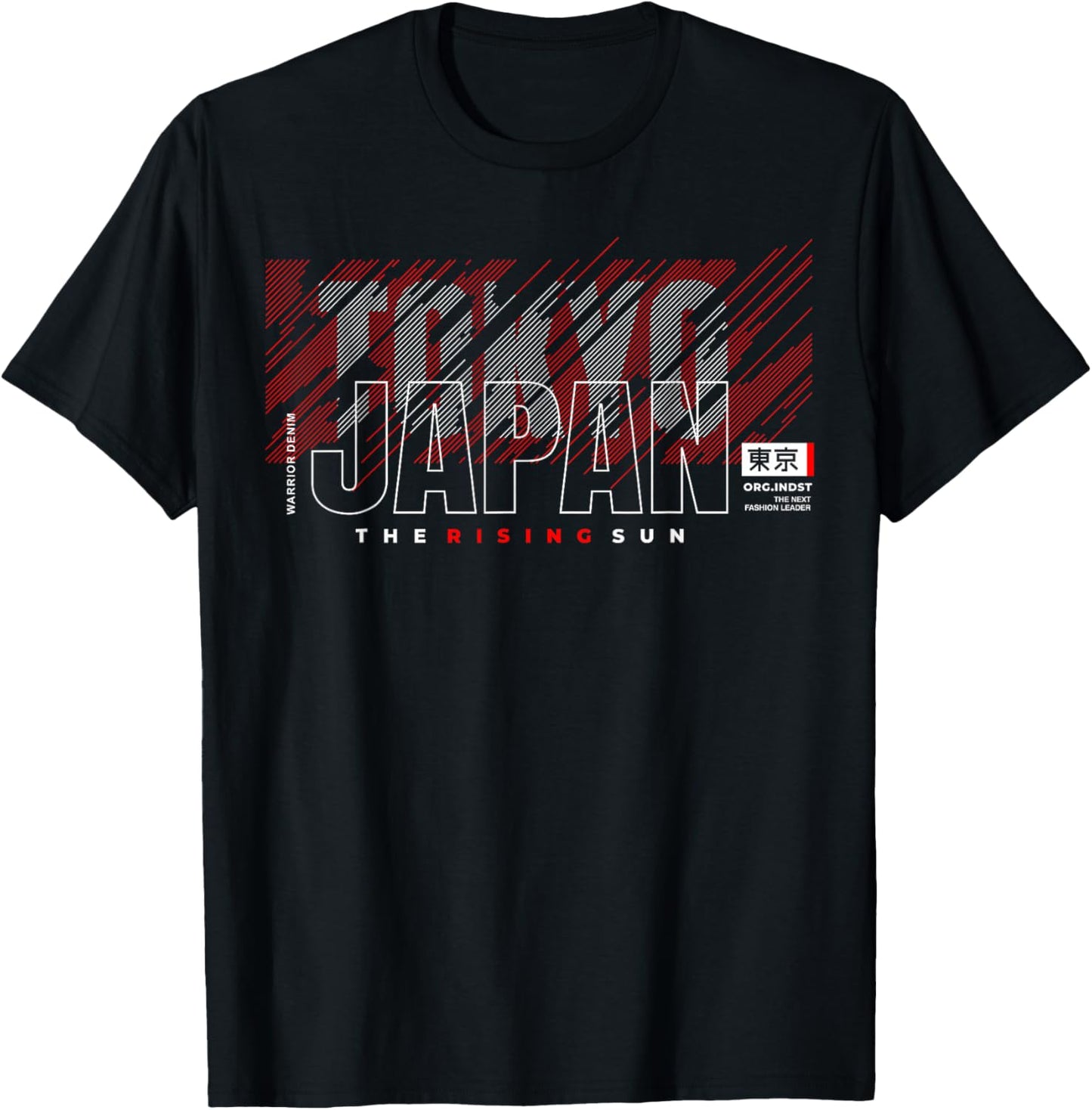 Tokyo Japan The Rising Sun T-Shirt - T-Shirt | Black