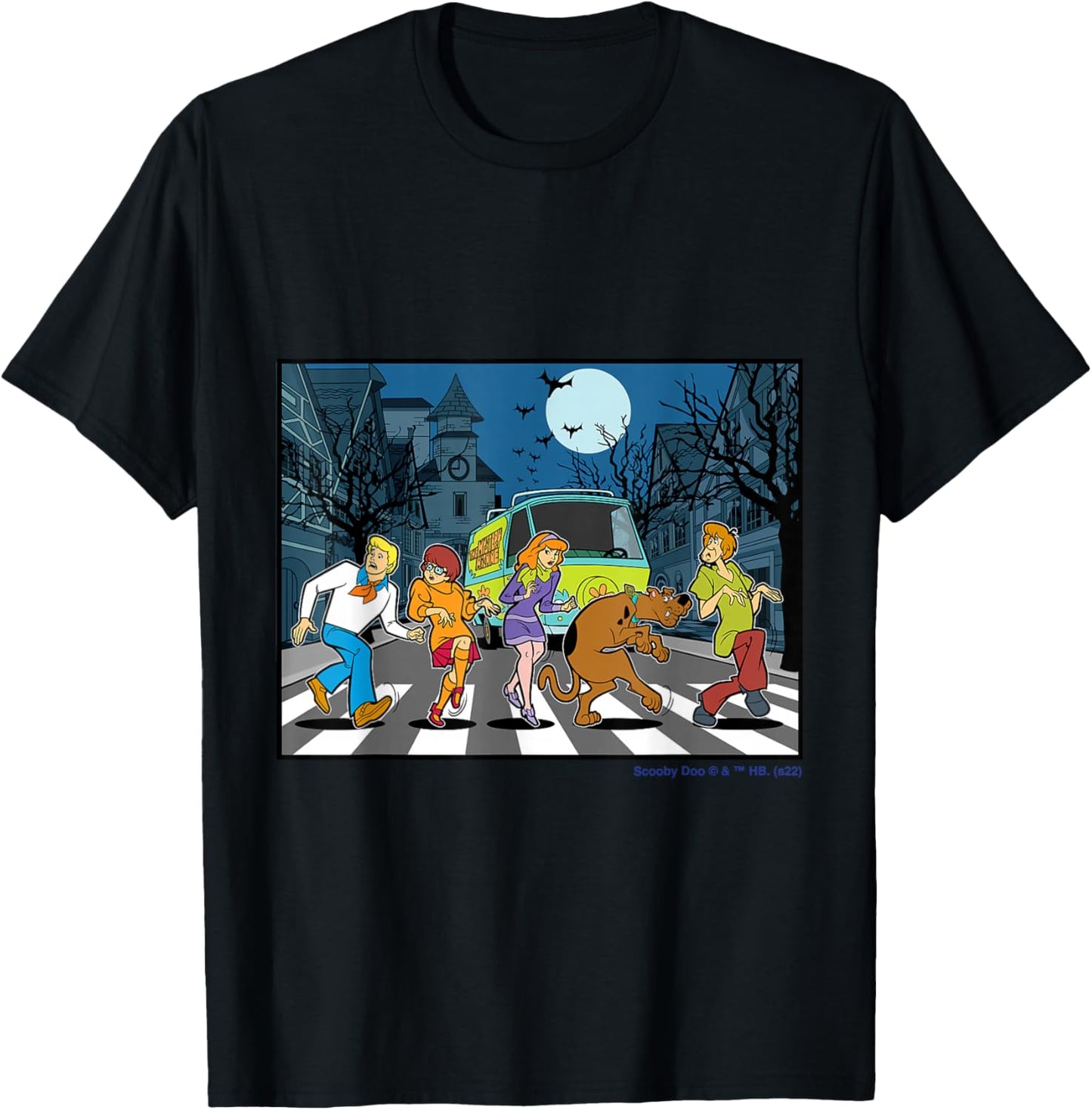 Scooby Doo Halloween Spooky Night T-Shirt - T-Shirt | Black