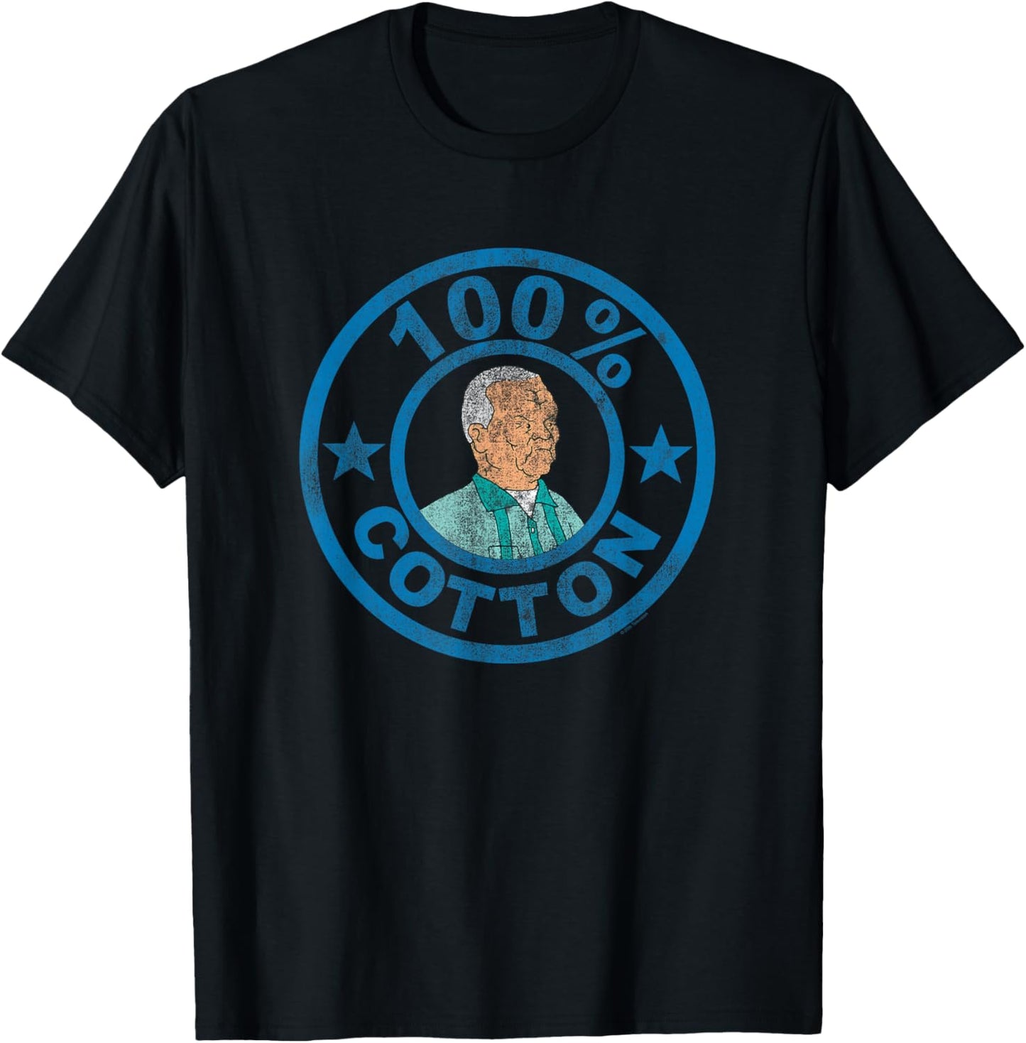 King of The Hill Cotton Hill 100% Cotton T-Shirt - T-Shirt | Black