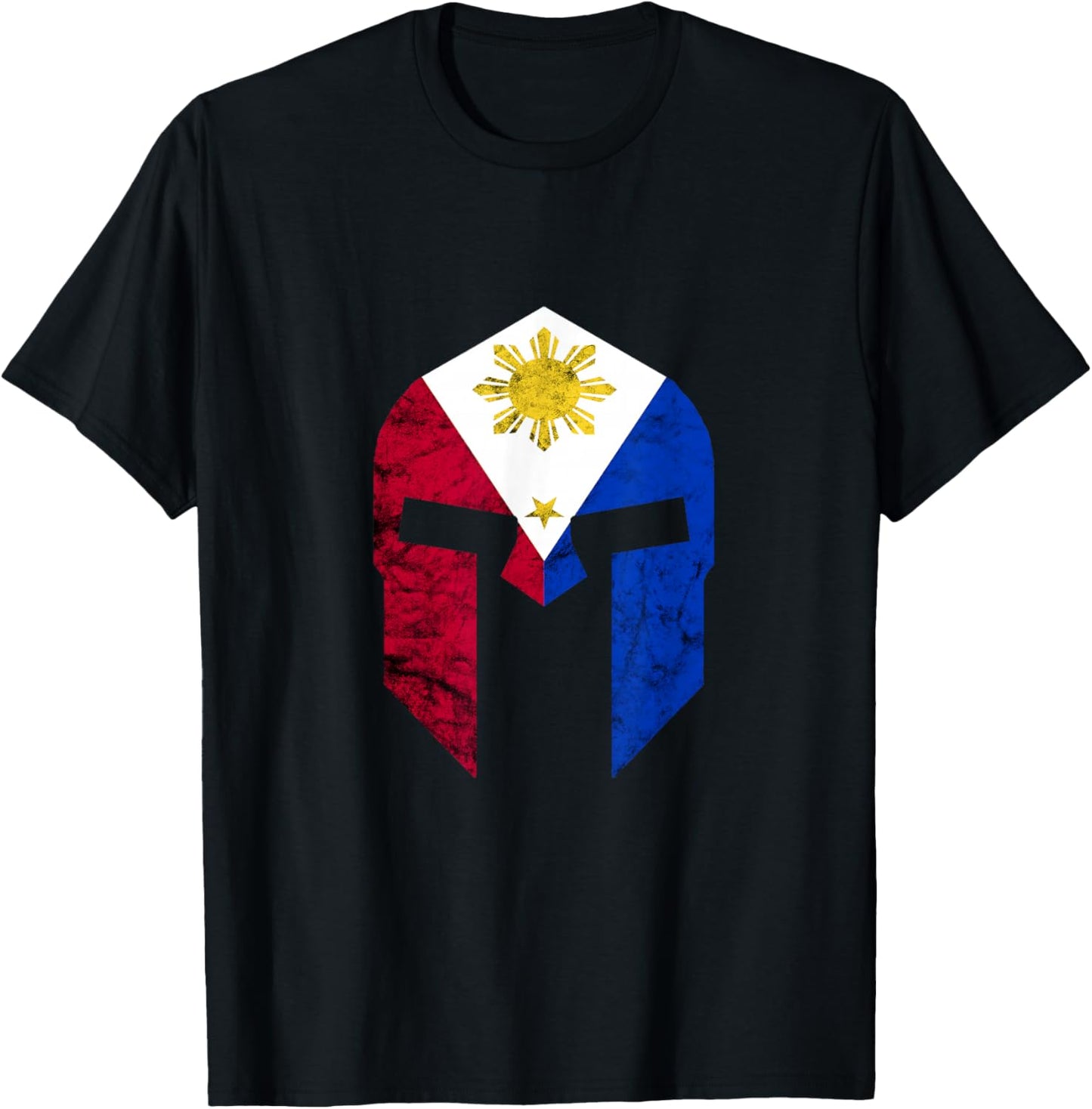 Philippines Roman Helmet Pilipinas Filipino Pride Roots T-Shirt - T-Shirt | Black