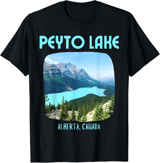 Peyto Lake Banff National Park T-Shirt - T-Shirt | Black
