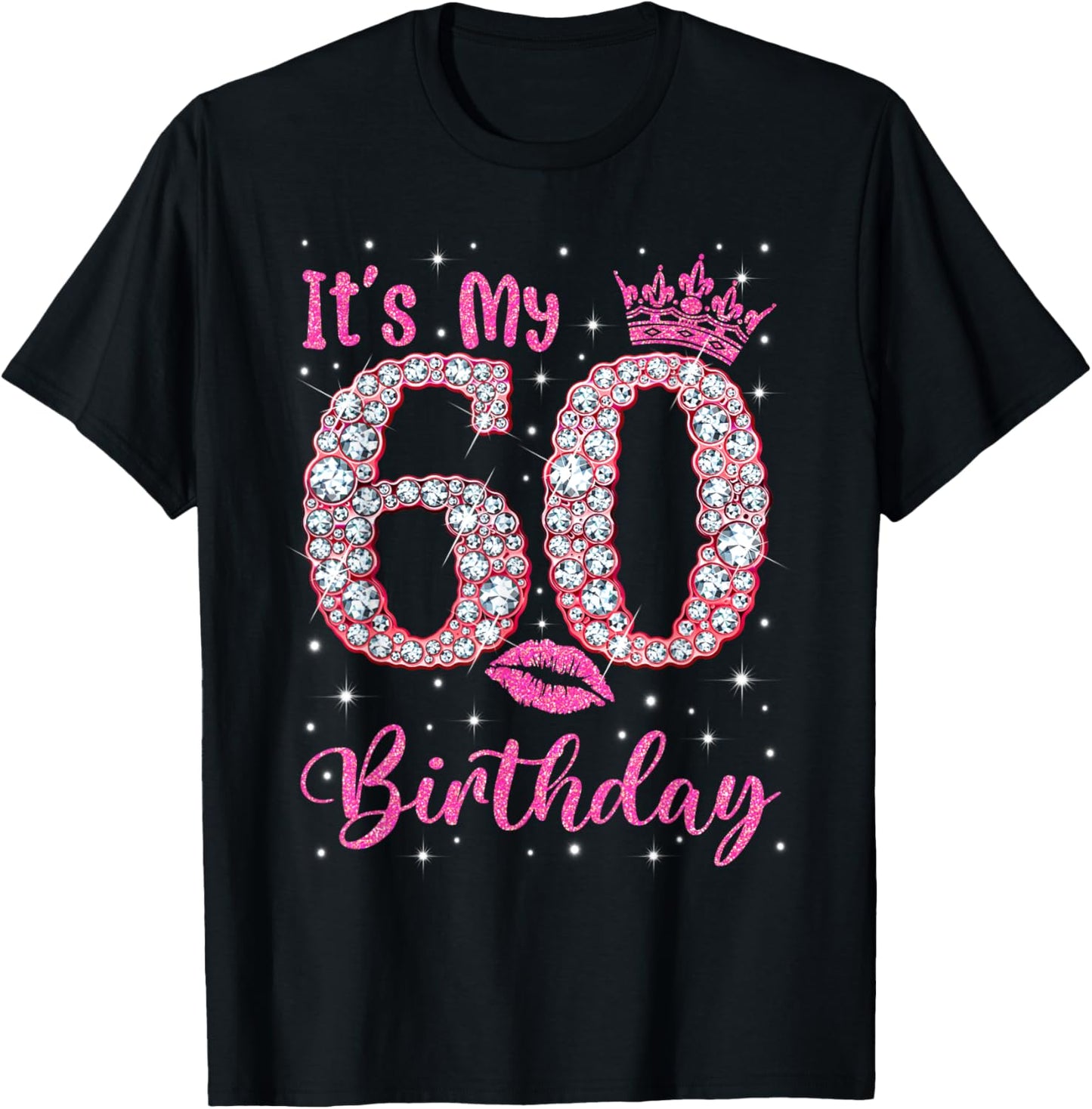 60 It's My Birthday 1962 60Th Birthday Gift T-Shirt - T-Shirt | Black