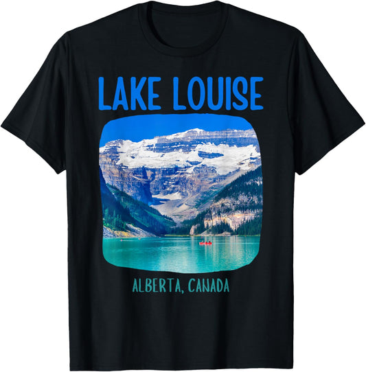 Lake Louise Alberta Canada T-Shirt - T-Shirt | Black