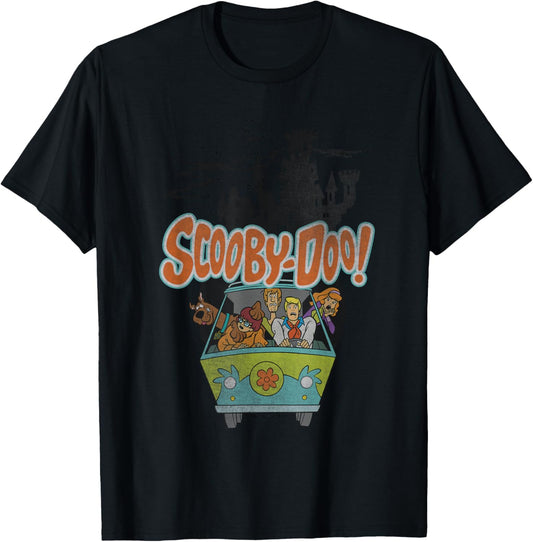 Scooby Doo Haunted Castle T-Shirt - T-Shirt | Black
