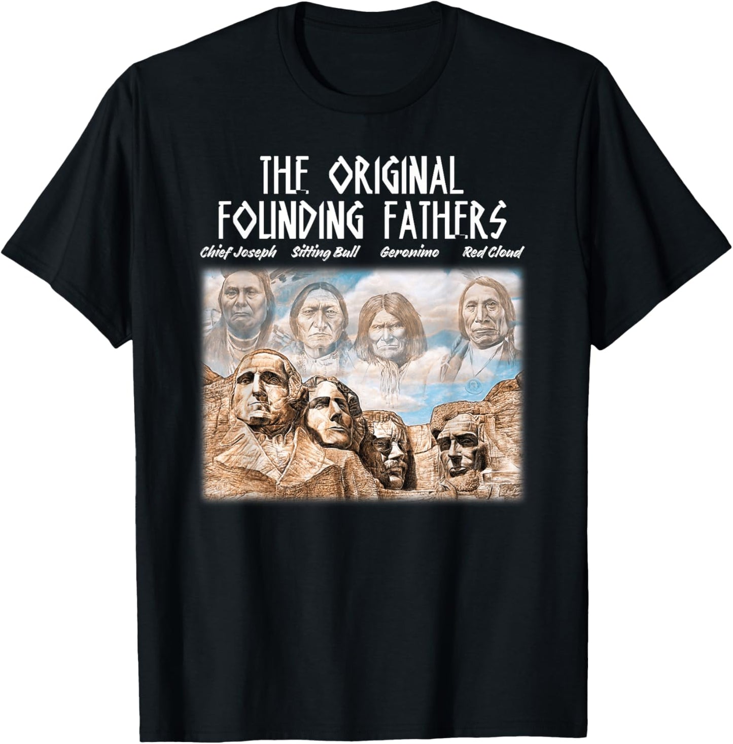 The Original Founding Fathers Native American T-Shirt - T-Shirt | Black