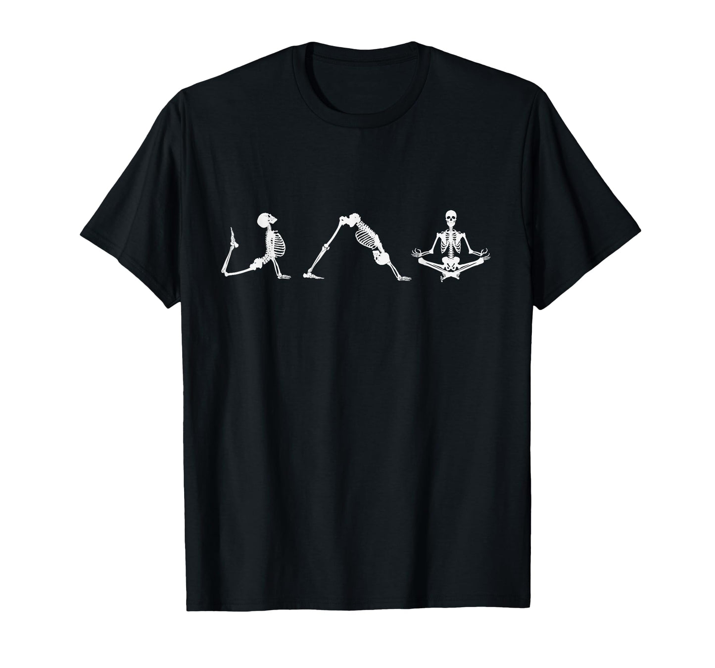 Halloween Yoga Skeleton Yoga Pose Namaste T-Shirt