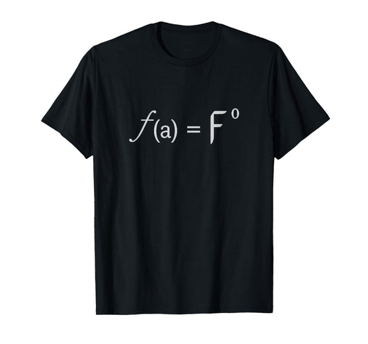 FaFo Math Joke Calculus Nerd Geek Algebra Pun T-Shirt