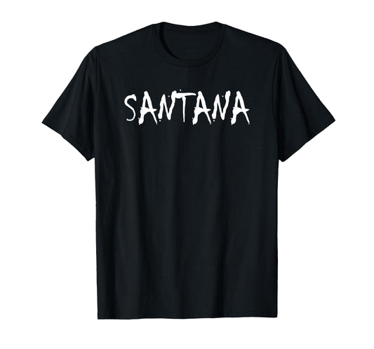 Santana Last Name American Hispanic Mexican Spanish Family T-Shirt