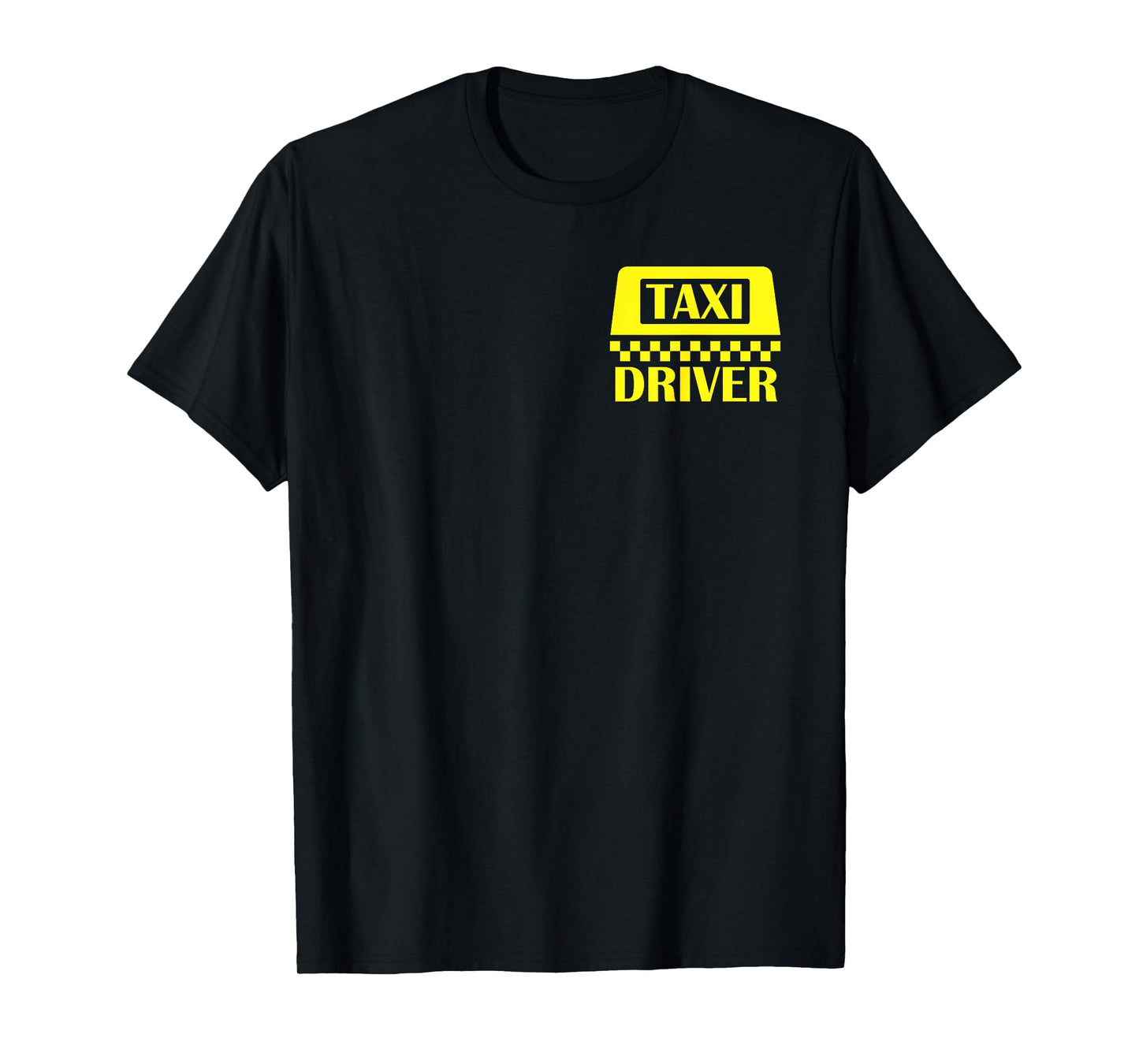 Yellow Taxi Costume Halloween Funny Taxi Driver Men Driving T-Shirt