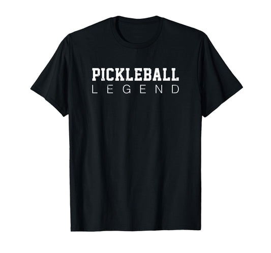 Pickleball Legend Player School College Varsity Racket Sport T-Shirt