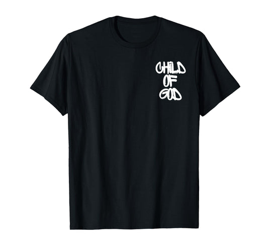Child of God Psalm 23 - Front and Back T-Shirt
