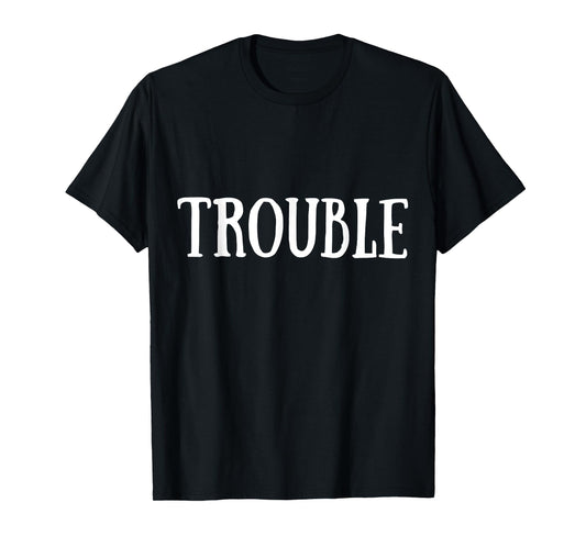 Vintage Trouble Couple Matching Valentine Day Women Men Tee T-Shirt