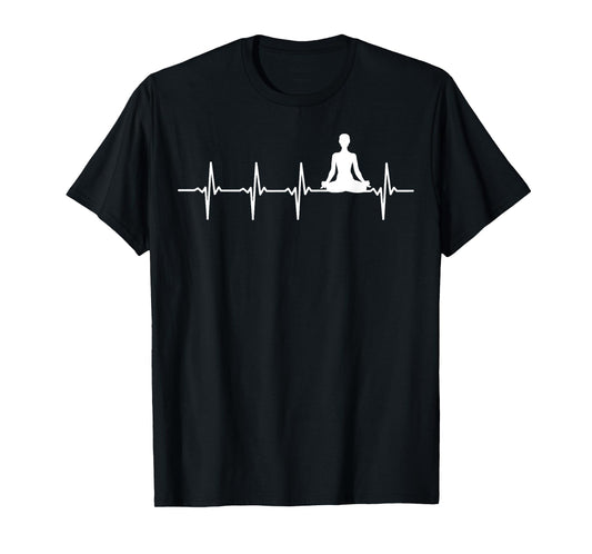 Yoga Heartbeat Gift For Yogis T-Shirt