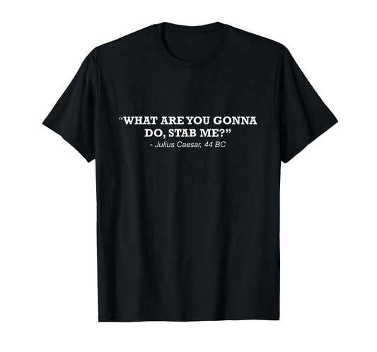 What Are You Gonna Do Stab Me, Funny Roman History Joke T-Shirt