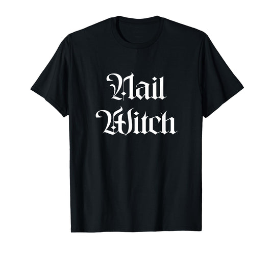 Nail Witch Manicurist Halloween Nail Tech T-Shirt