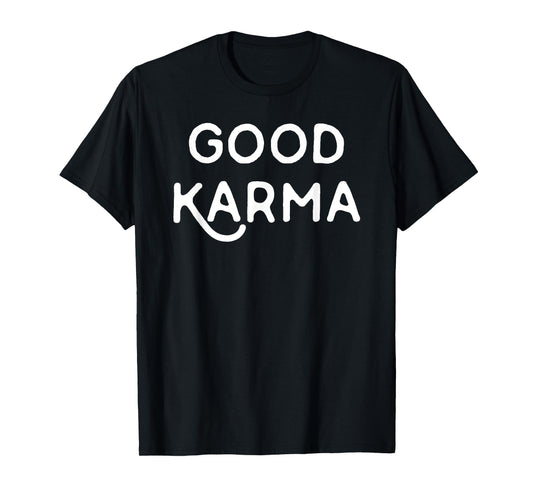 Good Karma Funny Yoga Meditation T-shirt For Men Women Kids