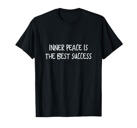 Inspirational Yoga T-Shirt Gift Inner Peace Meditation Tee T-Shirt