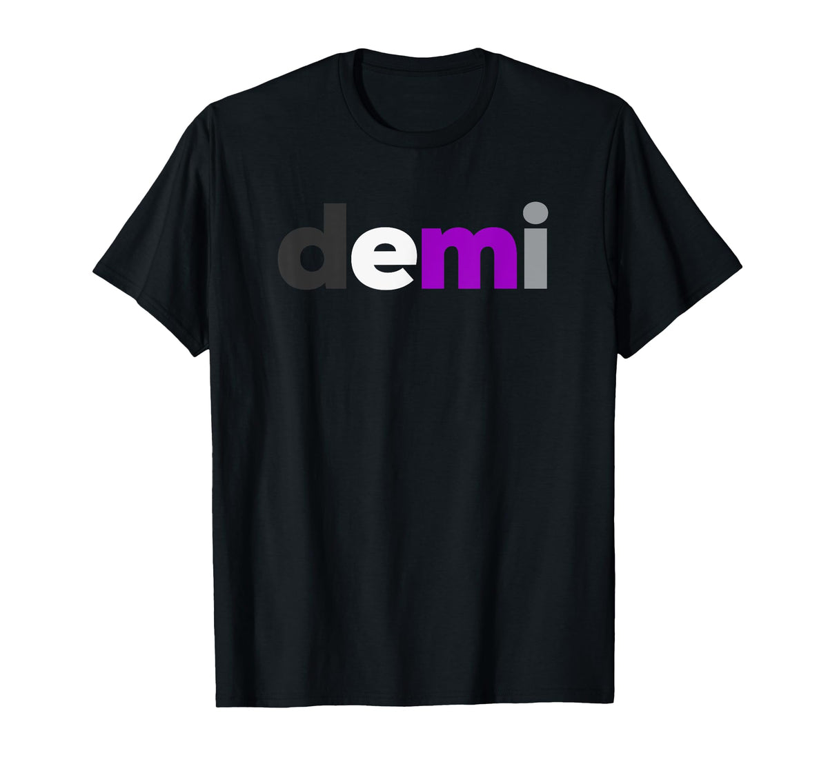 demi Demisexual Pride - Minimalist Demi Sexual - LGBTQ Flag T-Shirt