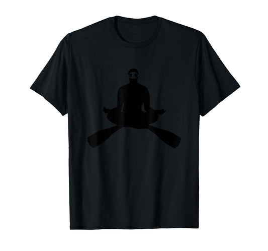 Meditating FreeDiver T-Shirt Freediving Tee T-Shirt