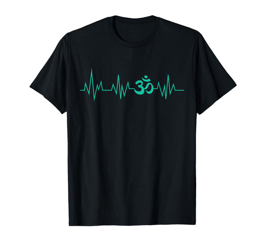 Meditation Om Heartbeat - Hinduism Spirituality Buddha Gift T-Shirt