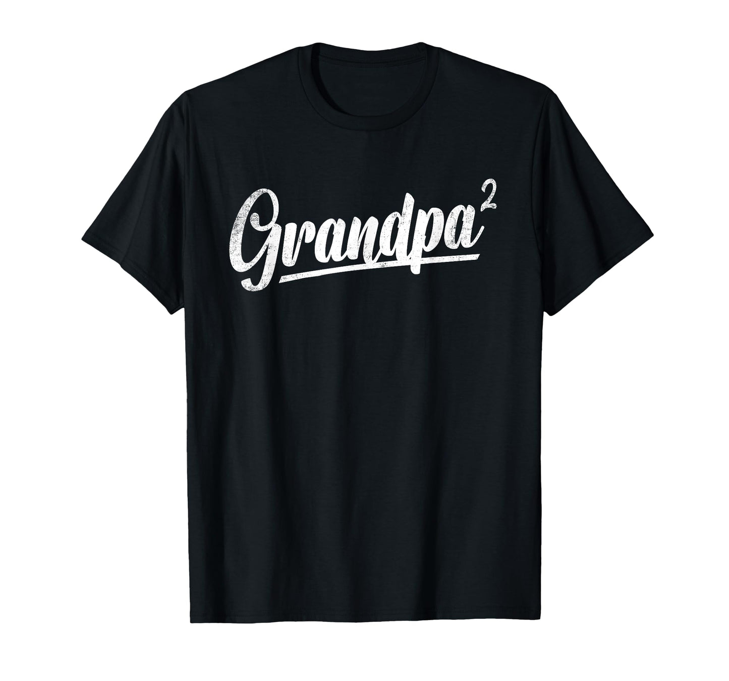 Grandpa Of 2 Two Squared 2 Grandkids Pregnancy Announcement T-Shirt