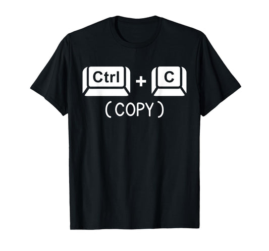 Copy Paste Ctrl C Ctrl V Dad Son Happy Father's Day Family T-Shirt