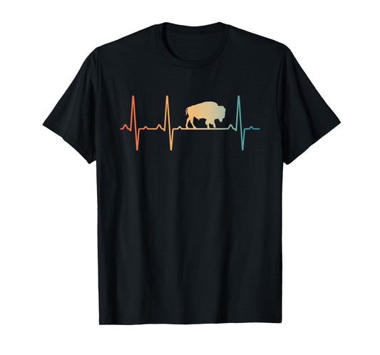 Cool Bison Design For Men Women Kids Buffalo Bison Lovers T-Shirt