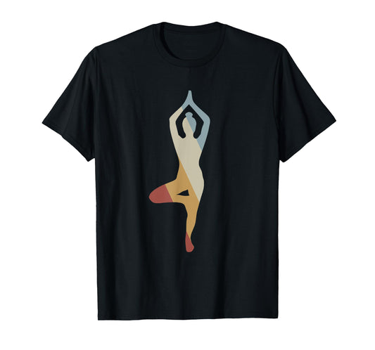 Yoga Retro Style Vintage T-Shirt