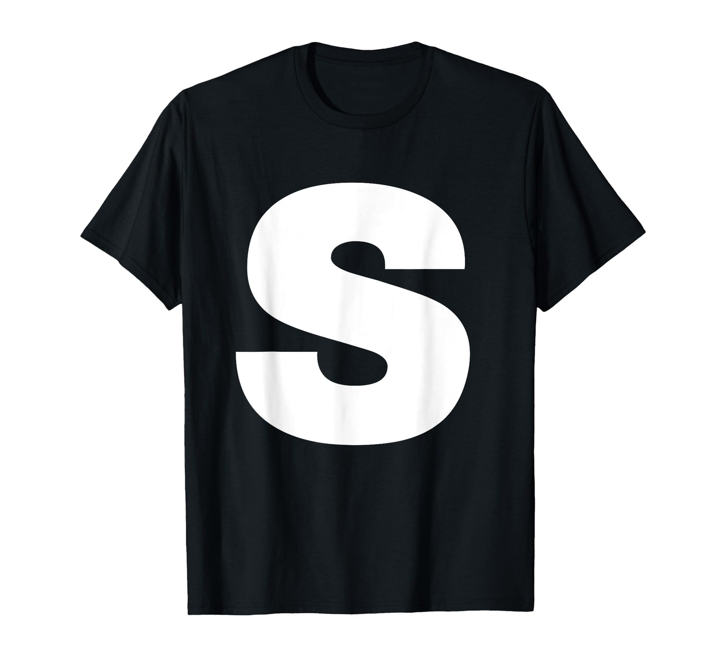 Letter S Capital Alphabet S Monogram Initial Name Birthday T-Shirt